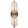 Cairo 15 1/4" High Vintage Brass 2-Light Wall Sconce