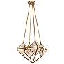 1_Cairo 21" Wide Vintage Brass 4-Light Chandelier