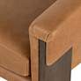 Cairo Palermo Cognac Top Grain Leather Accent Chair