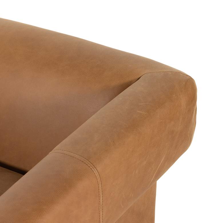 Image 4 Cairo Palermo Cognac Top Grain Leather Accent Chair more views