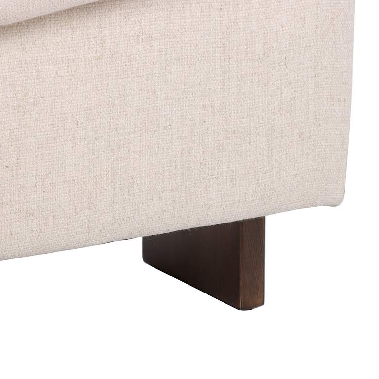 Image 4 Cairo Thames Cream Fabric Accent Chair more views