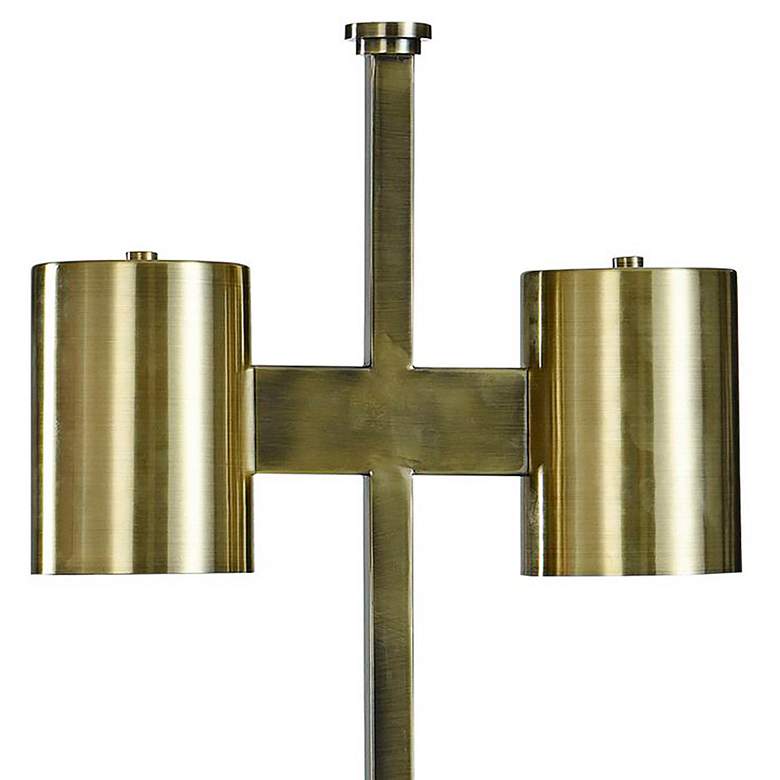 Image 2 Cais Table Lamp - Brass Finish On Metal Body - Metal Shade more views