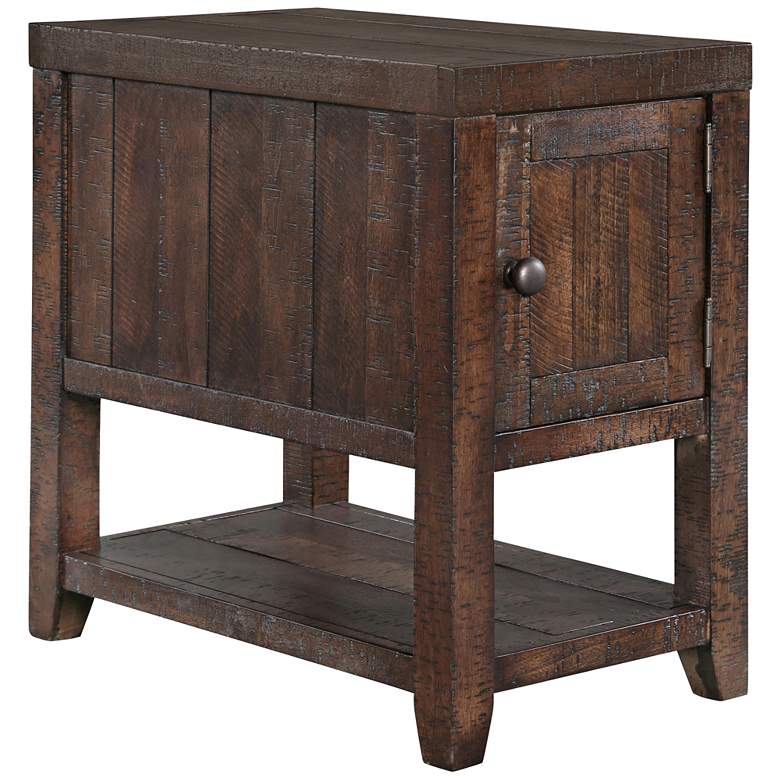 Image 1 Caitlyn Distressed Rectangular Side Table