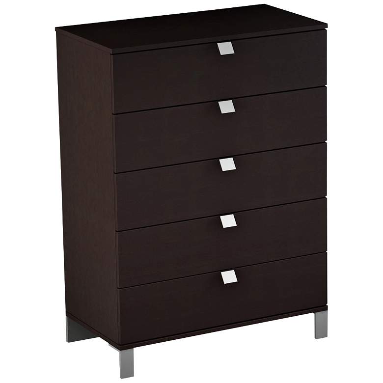 Image 1 Cakao Collection Chocolate 5-Drawer Chest