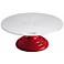 Cake Boss Decorating Tools Red Turntable and Cake Stand