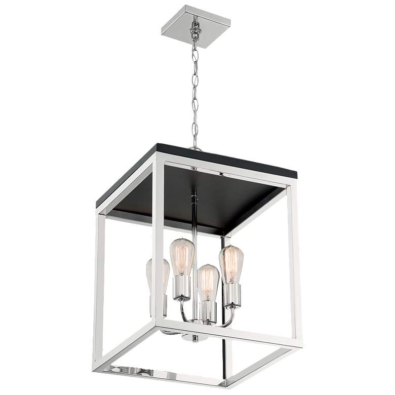 Image 1 Cakewalk; 4 Light; Pendant Fixture; Polished Nickel Finish