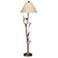 Cal Lighting 60" High Rustic Iron Pine Cone Floor Lamp