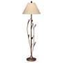 Cal Lighting 60" High Rustic Iron Pine Cone Floor Lamp