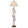 3_Cal Lighting 60" High Rustic Iron Pine Cone Floor Lamp more views