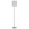 Cal Lighting 62 1/2" High Modern Silver Floor Lamp