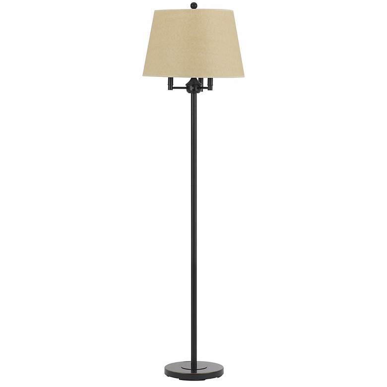 Image 2 Cal Lighting 62" Dark Bronze Finish 4-Light Floor Lamp