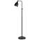 Cal Lighting Adjustable Height Dark Bronze Pharmacy Floor Lamp