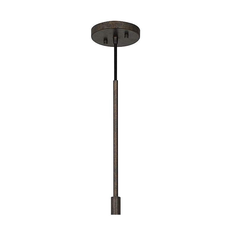 Image 4 Cal Lighting Almeria 7" Wide Pinewood Mini Pendant Light more views
