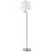 Cal Lighting Andros 60" Brushed Steel Swing Arm Floor Lamp