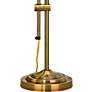 Cal Lighting Antique Brass Metal Adjustable Pole Pharmacy Desk Lamp