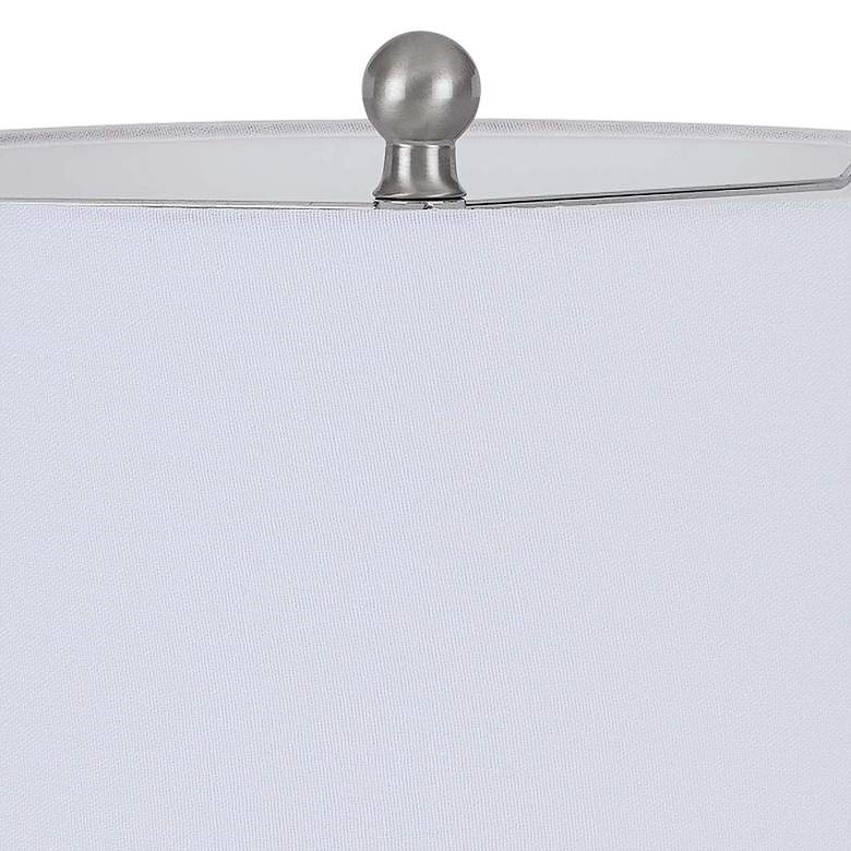 Image 3 Cal Lighting Ashland 28" High Sky Blue Art Glass Jar Table Lamp more views