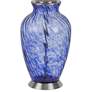 Cal Lighting Ashland 28" High Sky Blue Art Glass Jar Table Lamp