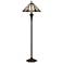 Cal Lighting Autumn 61" High Tiffany-Style Stained Glass Floor Lamp