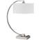 Cal Lighting Belfort 26" Brushed Steel Outlets and USB Desk Lamp
