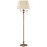 Cal Lighting Bellhaven 59" Antique Brass 4-Light Floor Lamp