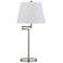 Cal Lighting Candros 28" Brushed Steel Adjustable Swing Arm Lamp