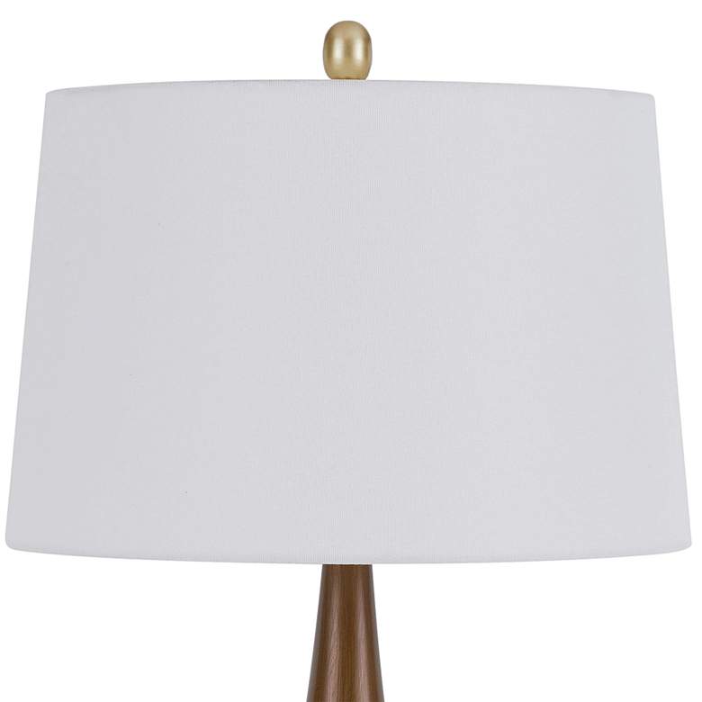Image 4 Cal Lighting Carmi 30 inch Satin Ombre Taupe Metal Bowling Pin Table Lamp more views