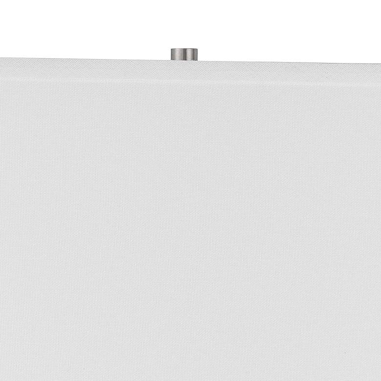 Image 3 Cal Lighting Colmar 20 1/2" Brushed Steel Outlets and USB Desk Lamp more views