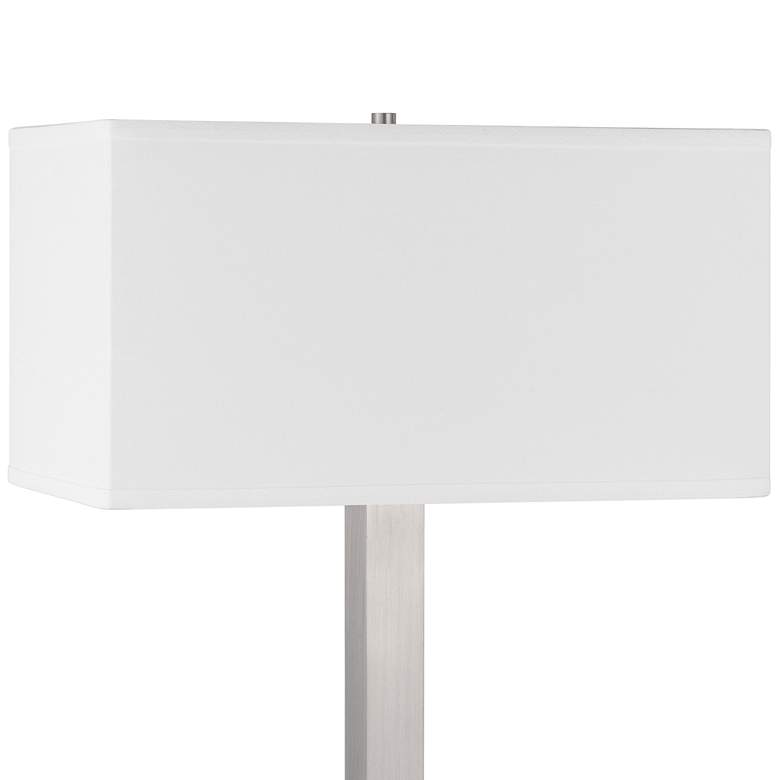 Image 4 Cal Lighting Colmar 20 1/2" Brushed Steel Outlets and USB Desk Lamp more views