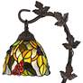 Cal Lighting Cotulla 24" Vine and Leaf Tiffany-Style Glass Desk Lamp