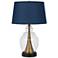 Cal Lighting Cupola 30" Antique Brass and Clear Glass Jar Table Lamp