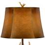 Cal Lighting Darby 32 1/2" Faux Deer Antler Rustic Western Table Lamp
