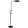 Cal Lighting Dark Bronze Adjustable Pole Pharmacy Metal Floor Lamp