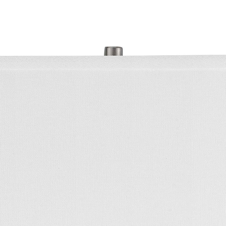 Image 3 Cal Lighting Drancy 25" Brushed Steel Outlet and USB Desk Lamp more views