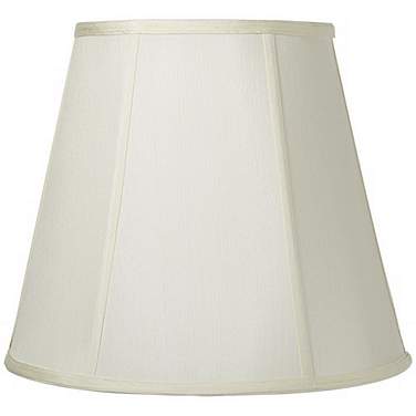 Cal Lighting Eggshell Faux Silk Hardback Empire Shade 10x16x14 (Spider)