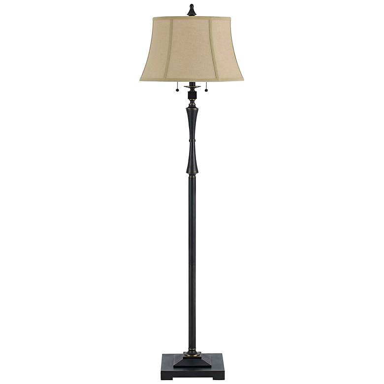 Image 2 Cal Lighting Granville 61 inch Oil-Rubbed Bronze Club Floor Lamp