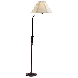 Image1 of Cal Lighting Hartwick 67 1/2" Dark Bronze Adjustable Floor Lamp