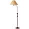 Cal Lighting Hartwick Adjustable Height Rust Pharmacy Floor Lamp