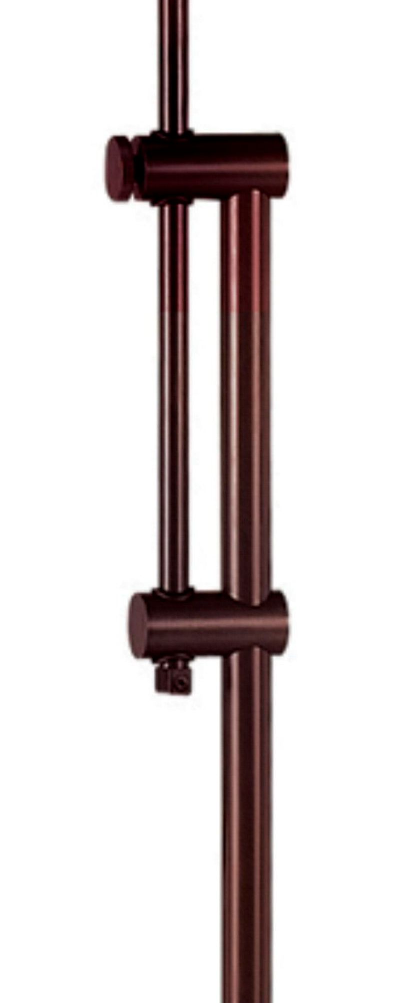 Image 4 Cal Lighting Hartwick Adjustable Height Rust Pharmacy Floor Lamp more views