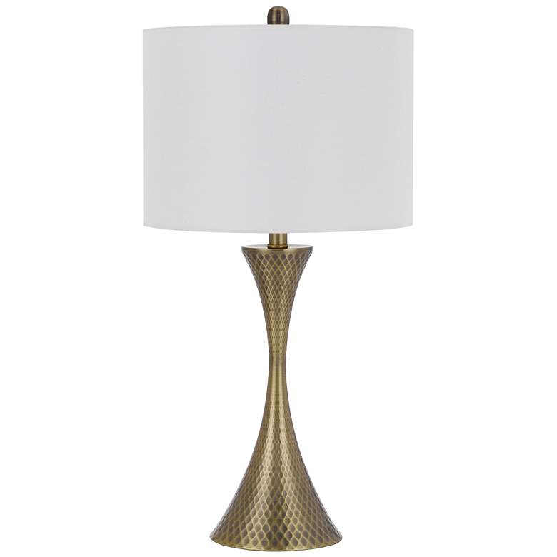 Image 1 Cal Lighting Imola 18" High Modern Gold Finish Metal Table Lamp