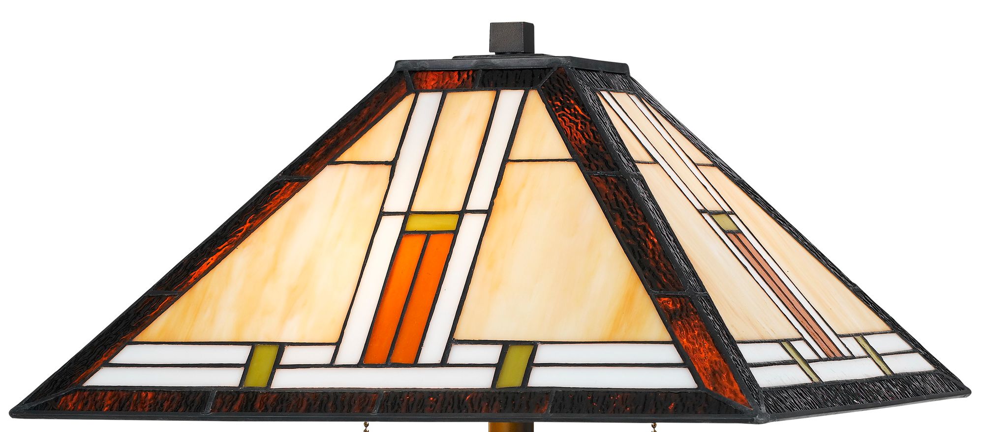 Image 2 Cal Lighting Kelton 24 1/2" Tiffany-Style Glass Night Light Table Lamp more views