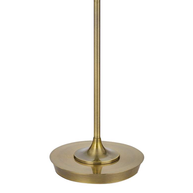 Image 3 Cal Lighting Kendal 64" Antique Brass Modern Pull Chain Floor Lamp more views
