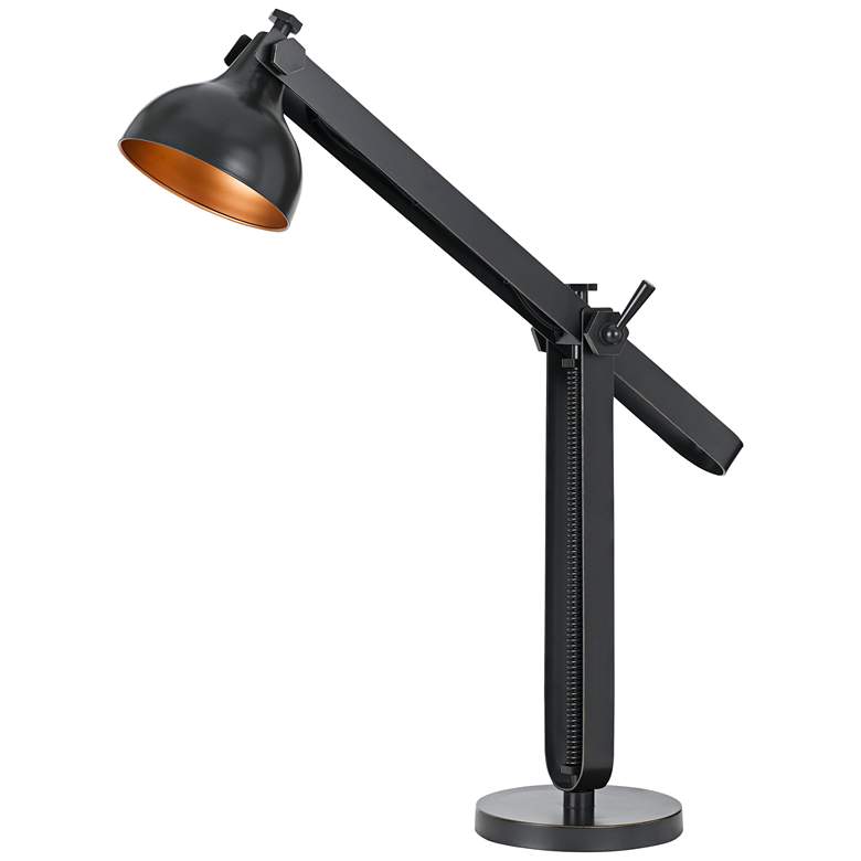 Image 1 Cal Lighting Latina 32 inch Oil Rubbed Bronze Adjustable Desk Lamp