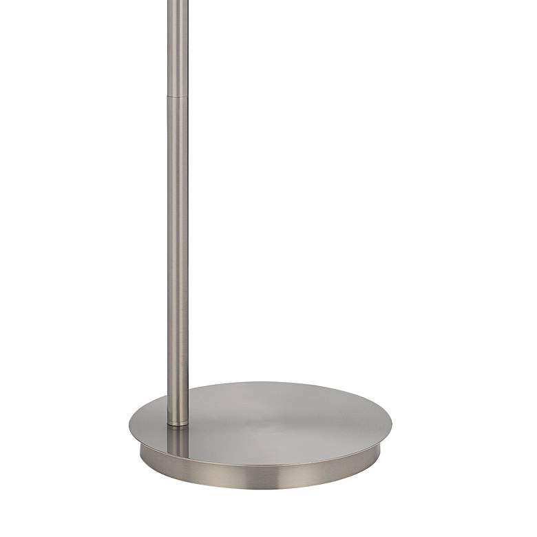 Image 3 Cal Lighting Laval 62" Brushed Steel Modern Metal Floor Lamp more views
