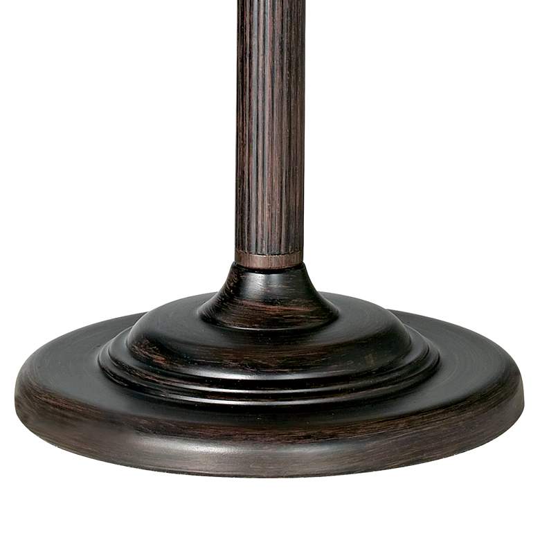 Image 7 Cal Lighting Mission Bronze 18" High Mica Shade Swing Arm Table Lamp more views