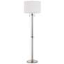 Cal Lighting Montilla 60" High Acrylic and Brushed Steel Floor Lamp