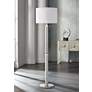 1_Cal Lighting Montilla 60" High Acrylic and Brushed Steel Floor Lamp