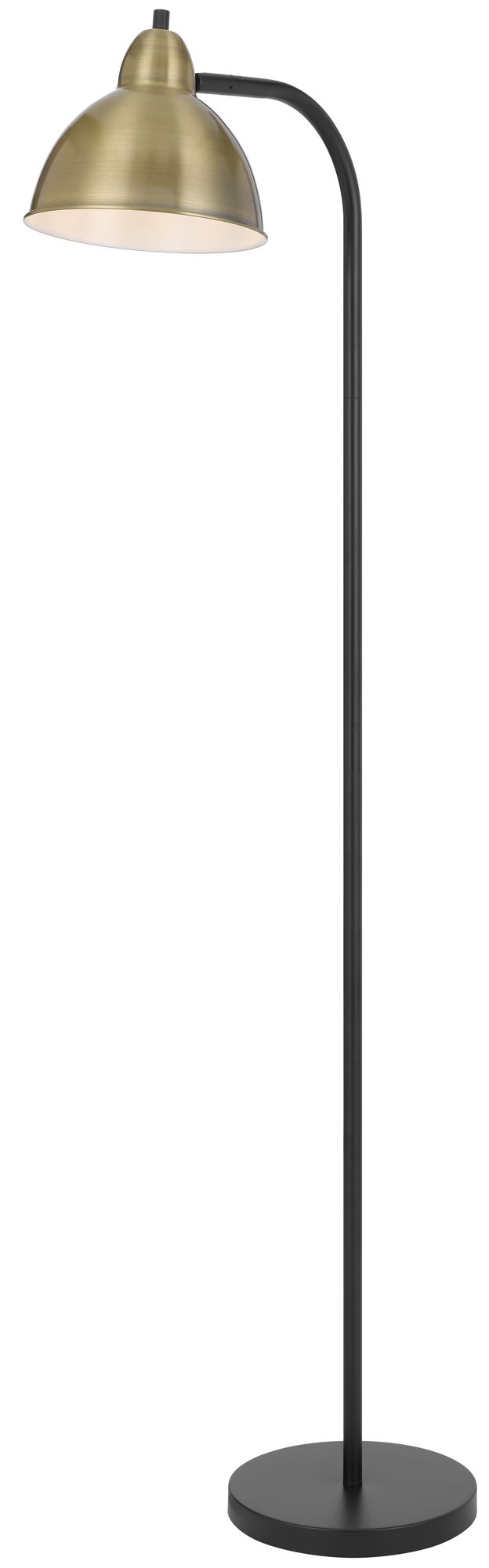 Image 2 Cal Lighting Morley 57" High Two-Tone Bronze Dome Shade Floor Lamp more views