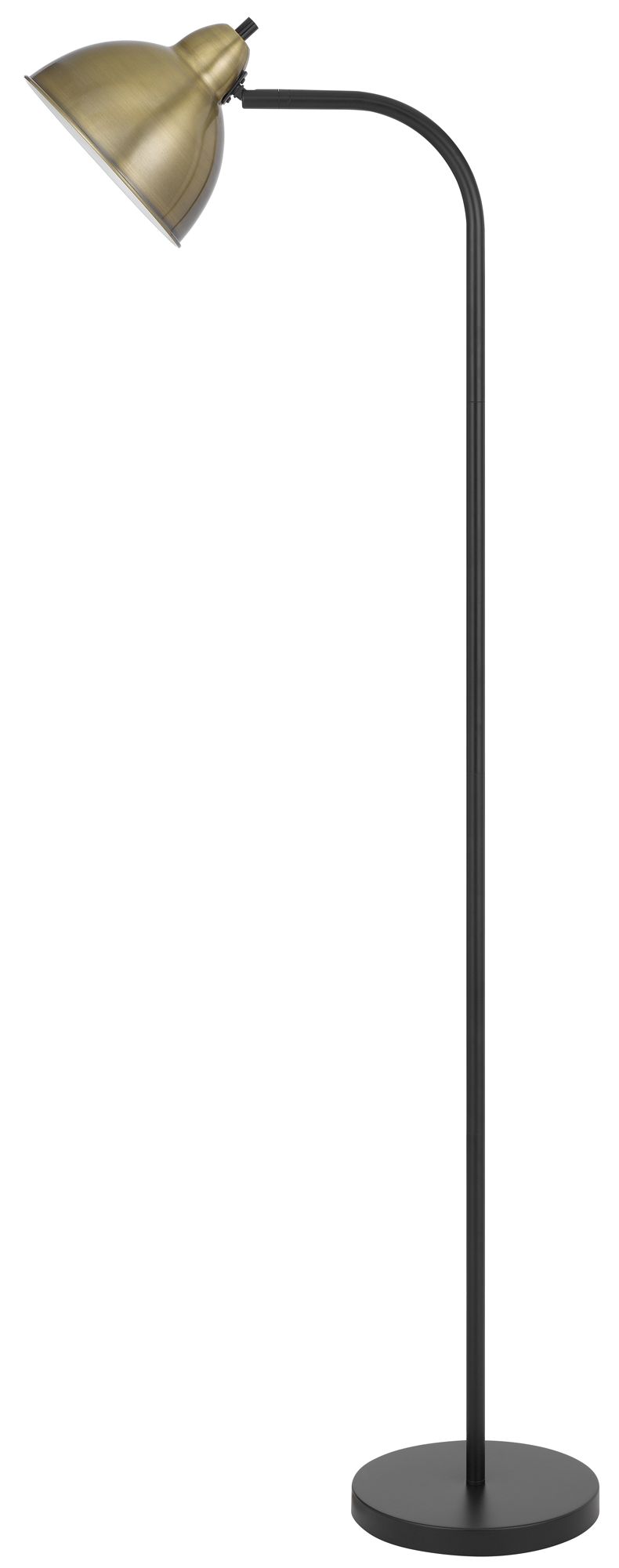 Image 3 Cal Lighting Morley 57" High Two-Tone Bronze Dome Shade Floor Lamp more views