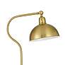 3_Cal Lighting Museo 60" Antique Brass Metal Adjustable Task Floor Lamp more views