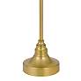 4_Cal Lighting Museo 60" Antique Brass Metal Adjustable Task Floor Lamp more views